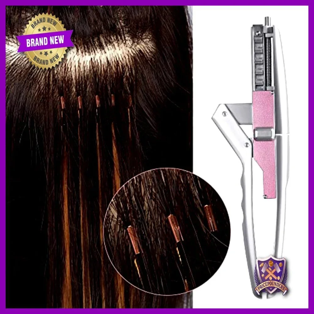 Professional 6D Hair Extensions Machine Kit, No-Trace Tool for Quick Application